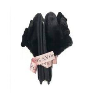 Victoria Secret Fuzzy Bow Slippers Size S